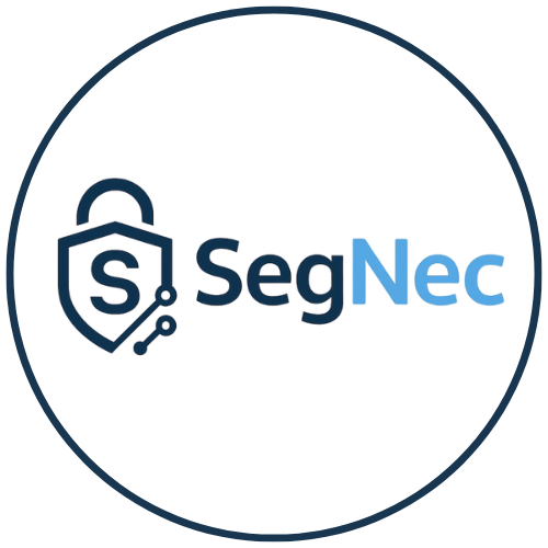 Segnec Seguridad Electrónica Logo